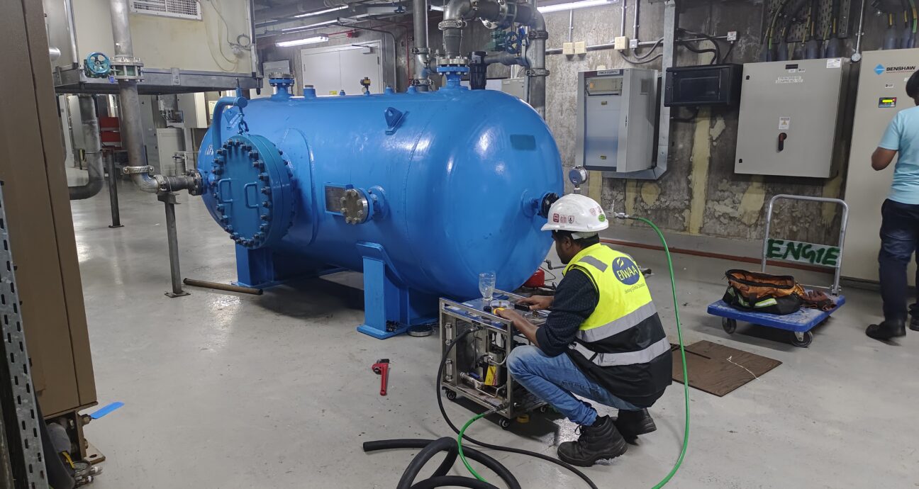 Pressure testing service in angola