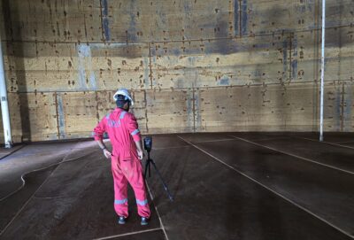 Storage tank inspection in angola