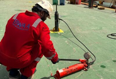 Padeye load testing in uae