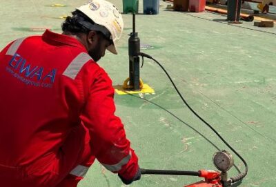 Padeye load testing in uae