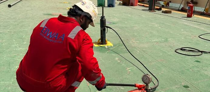 Padeye load testing in uae